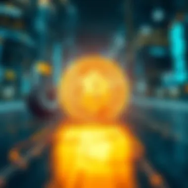The Future of Blockchain Technology A futuristic depiction of blockchain technology