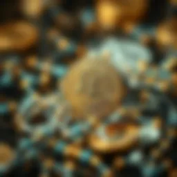 Conceptual representation of blockchain technology