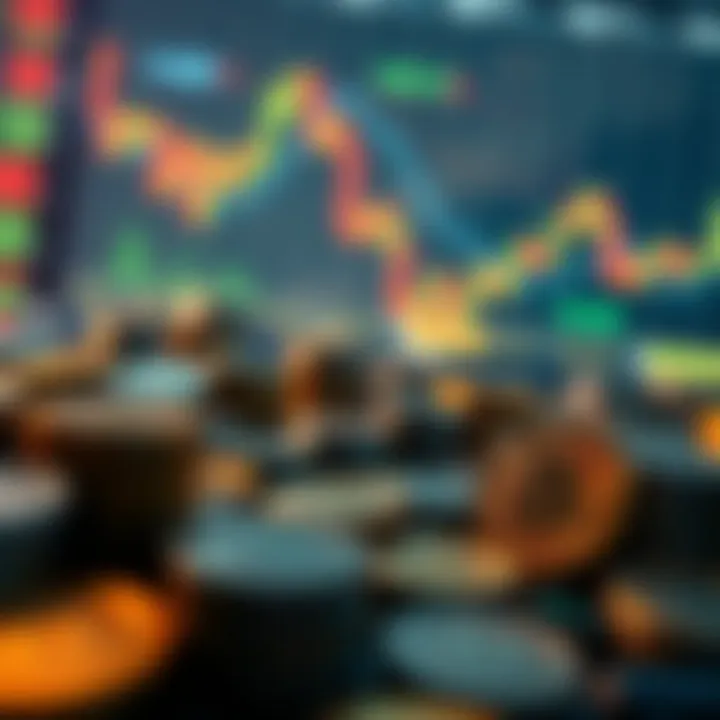 Cryptocurrency Market Dynamics Visual depiction of cryptocurrency market dynamics