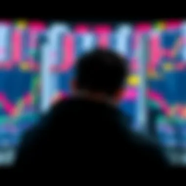 Visual representation of investor behavior in cryptocurrency trading