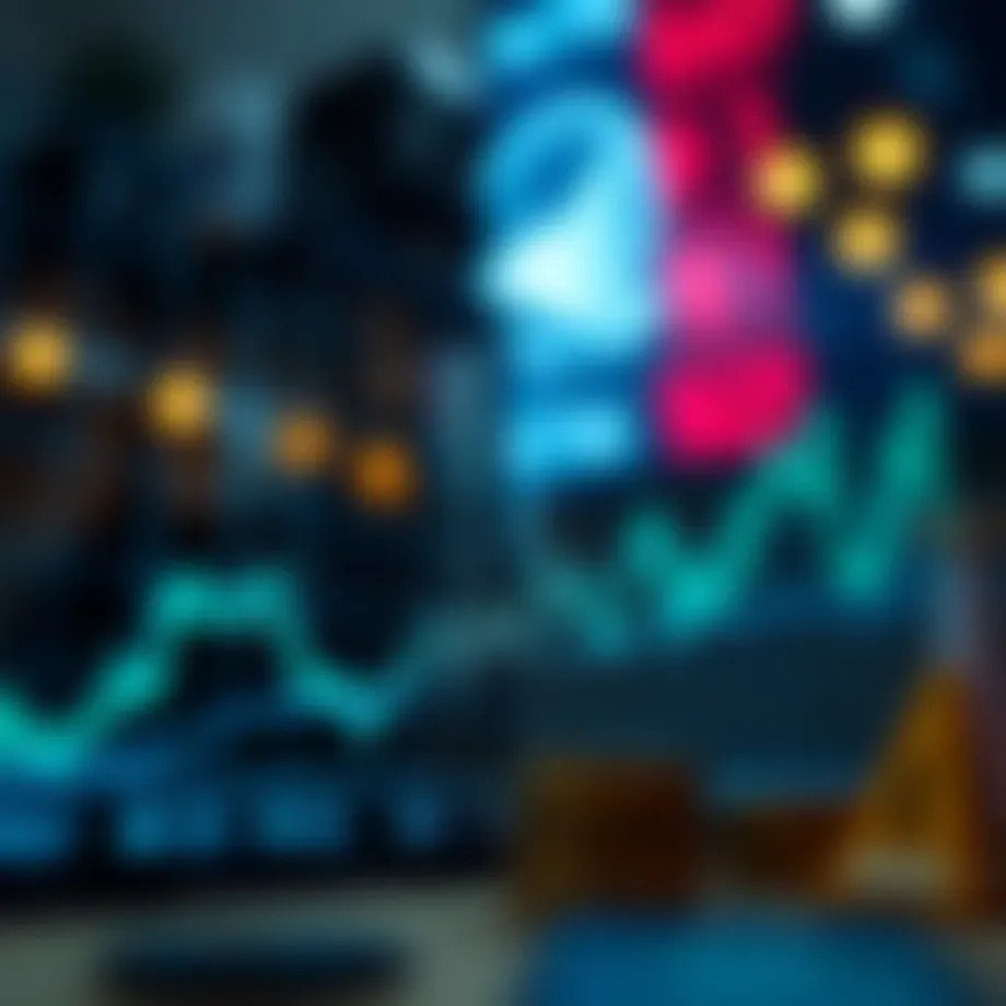 Graph depicting historical cryptocurrency price trends