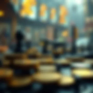 Factors Influencing Cryptocurrency Values Illustration of various factors influencing cryptocurrency values