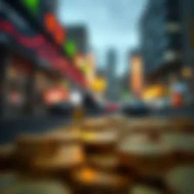 Market Sentiment in Cryptocurrency Trading Visual representation of market sentiment in crypto trading