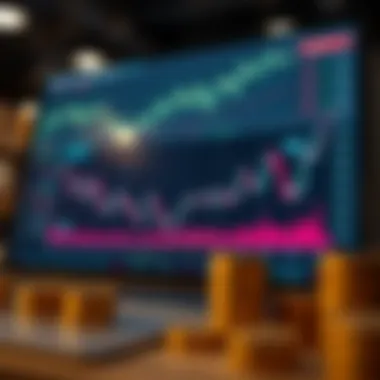 Chart showing market dynamics post-listing