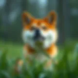 Price Fluctuations of Shiba Inu Dynamic representation of Shiba Inu price fluctuations