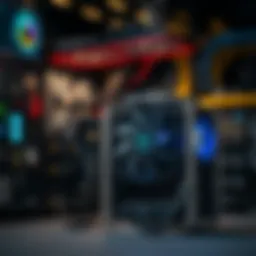 Overview of ASIC mining hardware setup