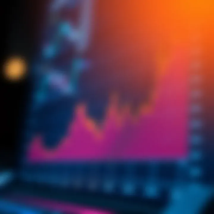 Graph illustrating asset valuation trends in cryptocurrency