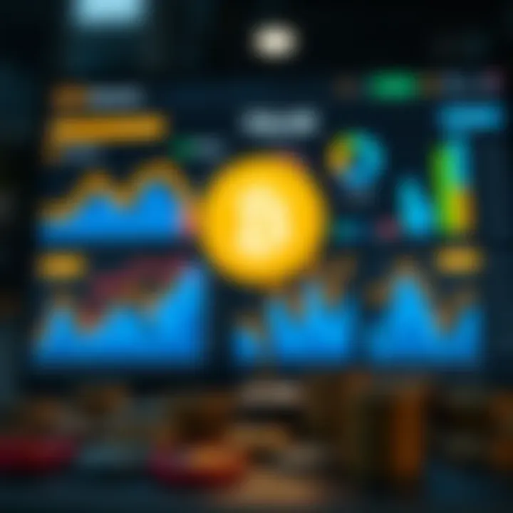 Visual representation of cryptocurrency portfolio management