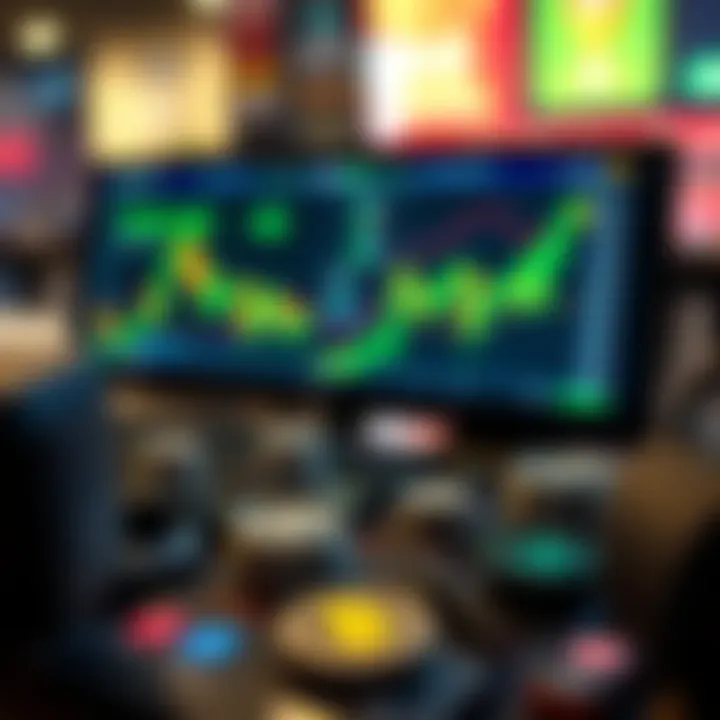 Cryptocurrency Market Dynamics Visual representation of cryptocurrency market dynamics