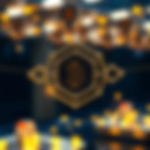 A visual representation of blockchain structure showcasing interconnected nodes