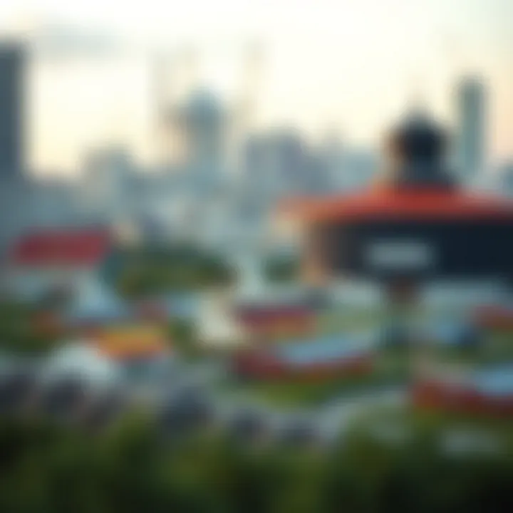 Conceptual image depicting regulatory challenges in the blockchain sector