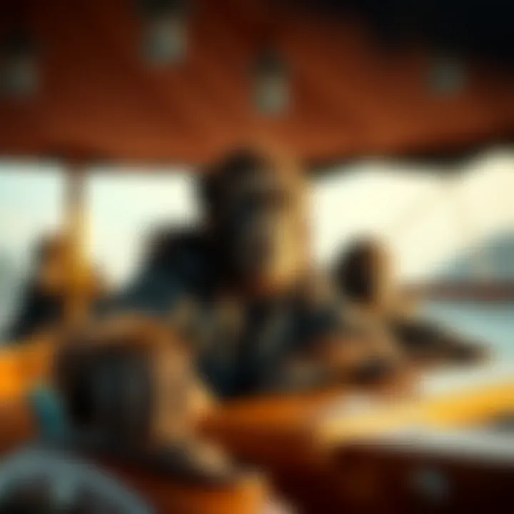 A digital artwork representing the artistic value of Bored Apes