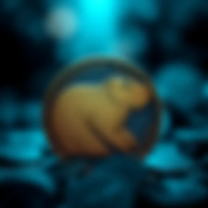 The Iconic Capybara Coin Logo Capybara Coin logo representation