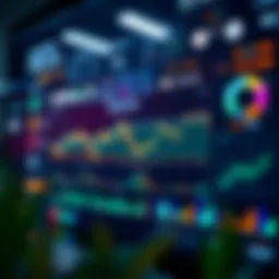 A digital dashboard showcasing cryptocurrency prices and portfolio performance.