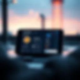 Visual representation of Coinbase Pro Wallet interface showcasing user-friendly design