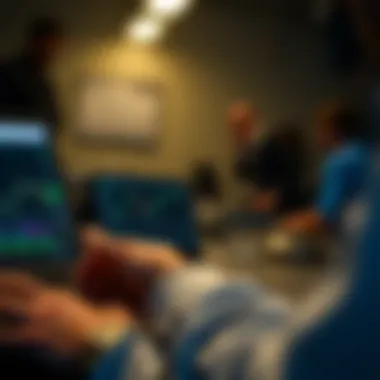 Scenario visualization of real-world application of Coinbase Pro Wallet in trading