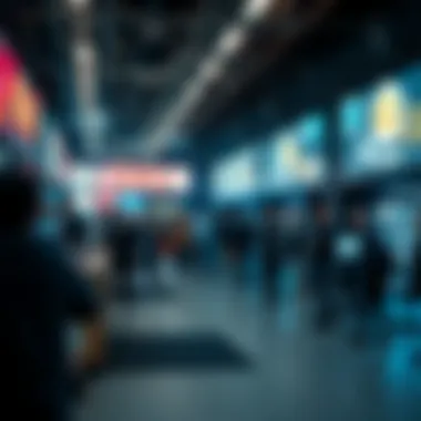 Artistic interpretation of blockchain innovation and community