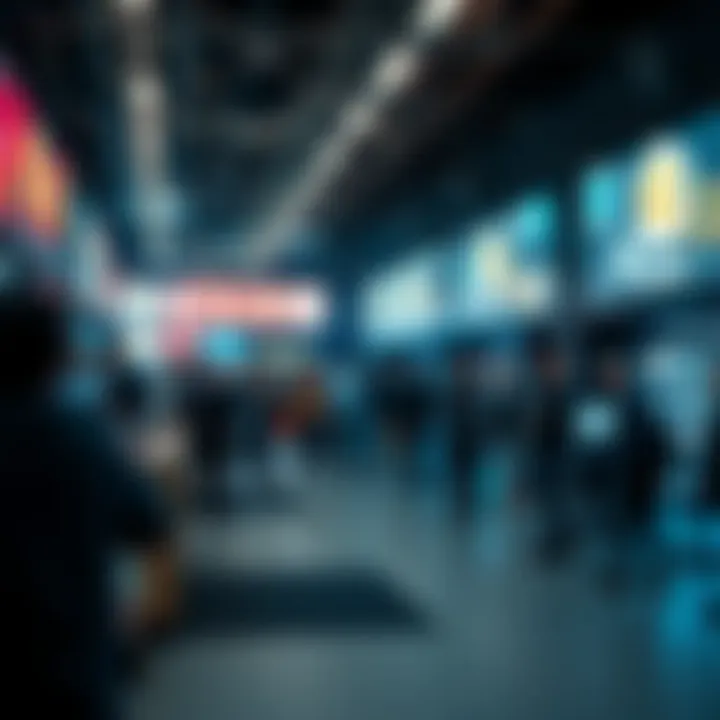 Artistic interpretation of blockchain innovation and community