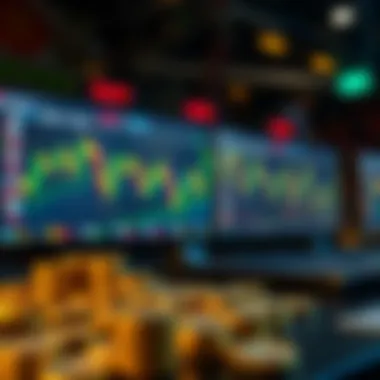 Visual depiction of cryptocurrency market trends and analysis