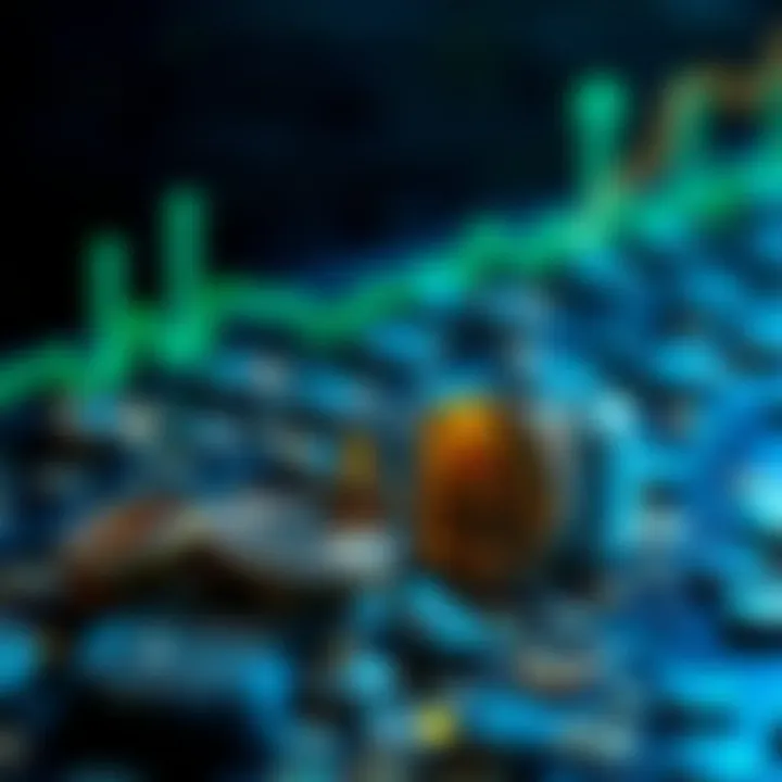 Growth in Cryptocurrency Investments Conceptual image representing the growth of cryptocurrency investments