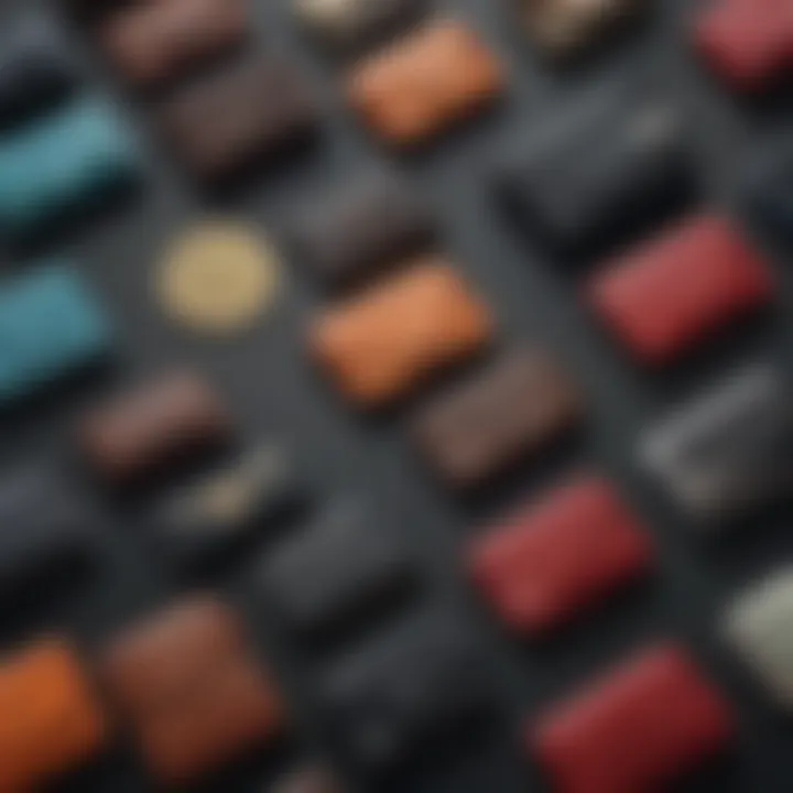 A collage of various wallet types suitable for TRON cryptocurrency.