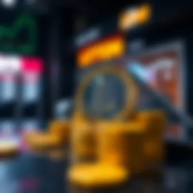 Crypto exchange platform showcasing LITH tokens