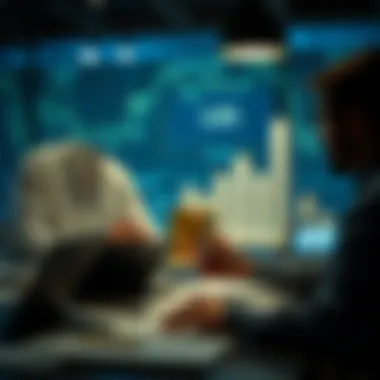 Investor strategizing on cryptocurrency investment