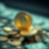 Visual representation of cryptocurrency transformation