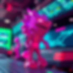 Visual representation of a digital artwork symbolizing NFTs