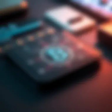 Security Features Enhancing Digital Asset Protection Illustration of security features in a cryptocurrency wallet