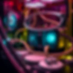 Cutting-edge mining rig showcasing advanced components