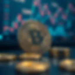 A graphical representation of cryptocurrency market trends