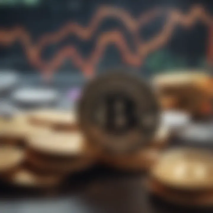 Graph showing CVC crypto market dynamics