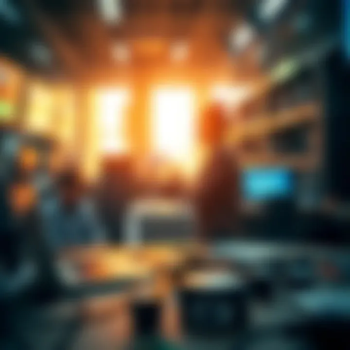 Data Exchange Dynamics Between Organizations Conceptual image of data exchange between organizations