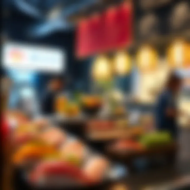 SushiSwap in the DeFi Ecosystem Diagram illustrating decentralized finance and SushiSwap's role