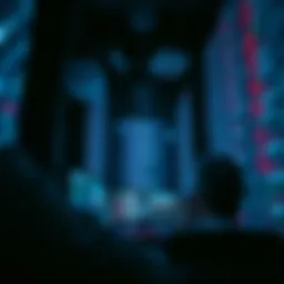 Visual representation of the dark web architecture