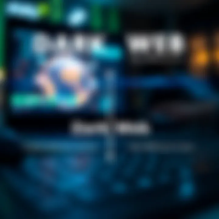 Surface Web vs Dark Web: Key Differences Graphic showcasing the differences between surface web and dark web