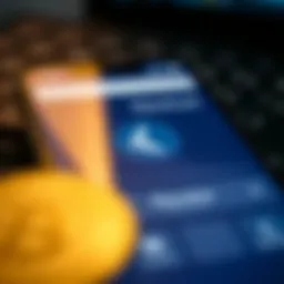 Interface of the Electrum app showcasing wallet features