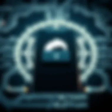 Security Features of Electrum App Security measures in the Electrum app illustrated