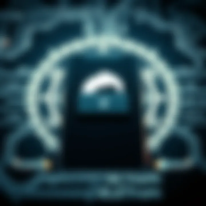 Security Features of Electrum App Security measures in the Electrum app illustrated