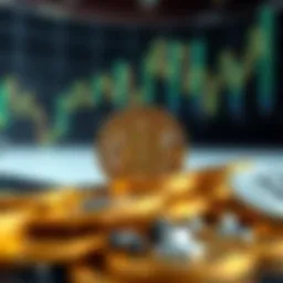 Bitcoin symbol representing digital currency