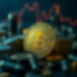 Visual representation of cryptocurrency staking process