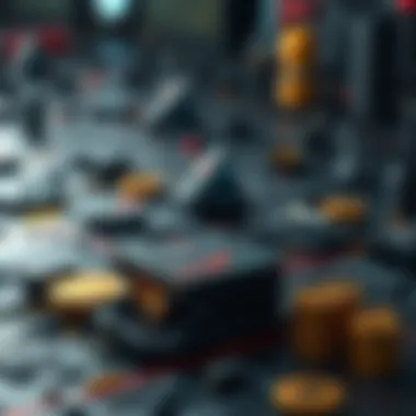 Visual representation of innovative blockchain technology