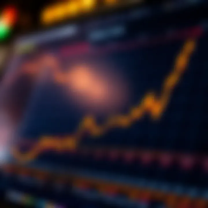 Market Trends for Mining Stocks Graph illustrating market trends for mining stocks