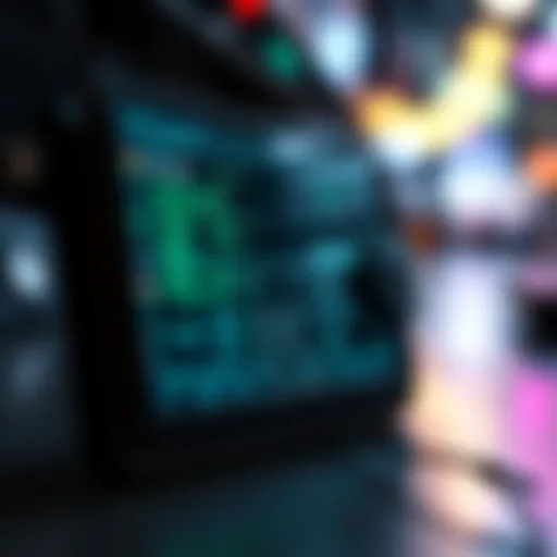 Visual representation of a dark web crypto wallet interface