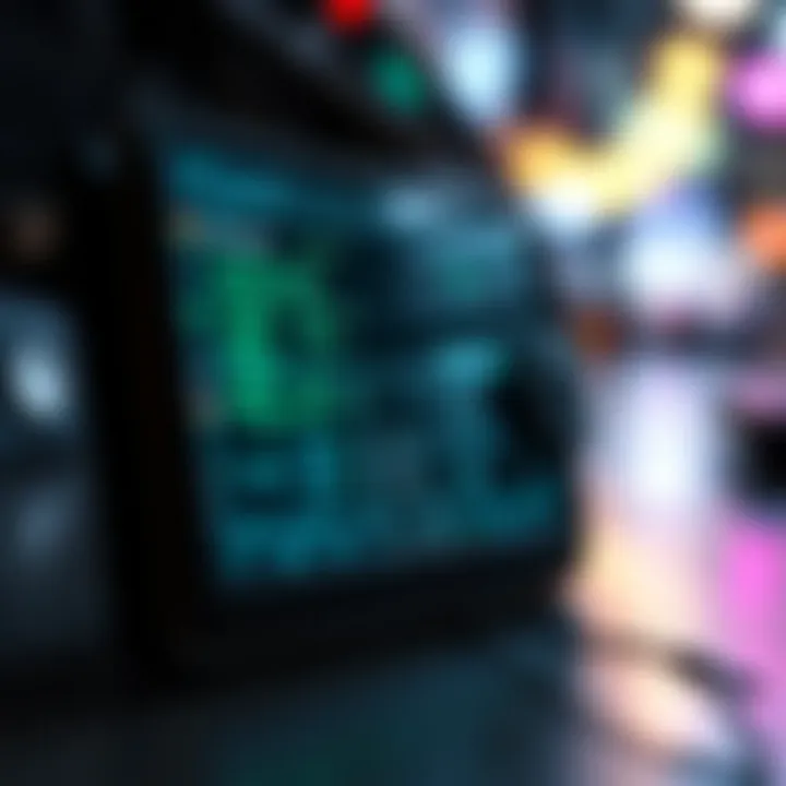 Visual representation of a dark web crypto wallet interface