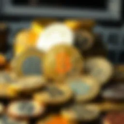 Visual representation of diverse electronic currencies