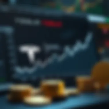 Market Trends and Tesla's Influence on Cryptocurrency Graph illustrating market trends influenced by Tesla