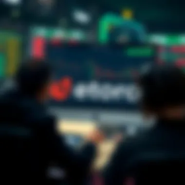 Understanding eToro's Social Trading Features for Investors Screenshot of social trading features on eToro