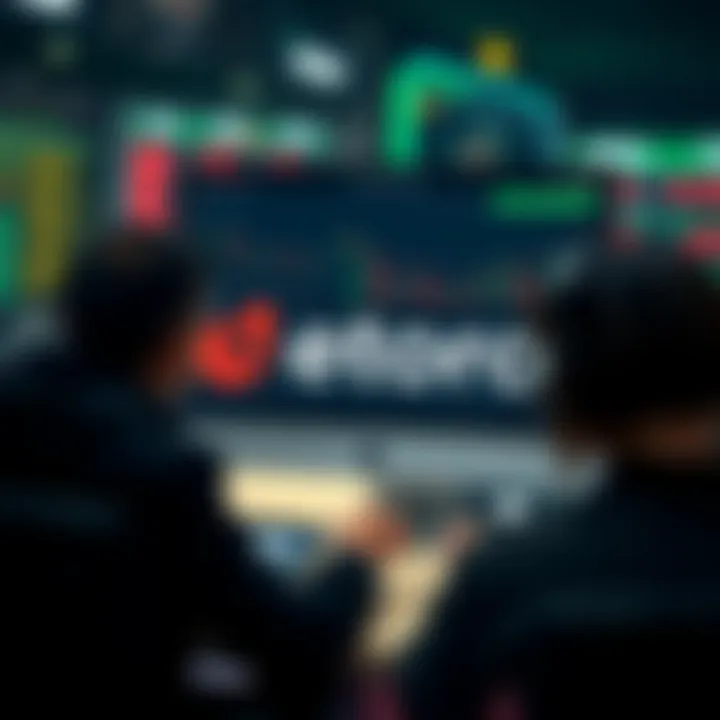 Understanding eToro's Social Trading Features for Investors Screenshot of social trading features on eToro